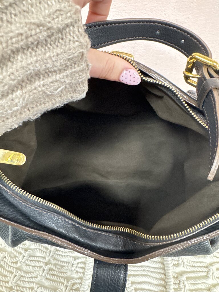Louis Vuitton Black Mahina Hobo '08