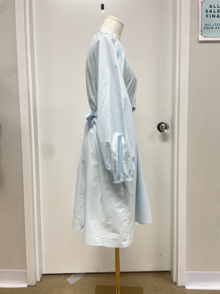 Tory Burch Sky Blue Balloon Sleeve Tunic Dress NWT