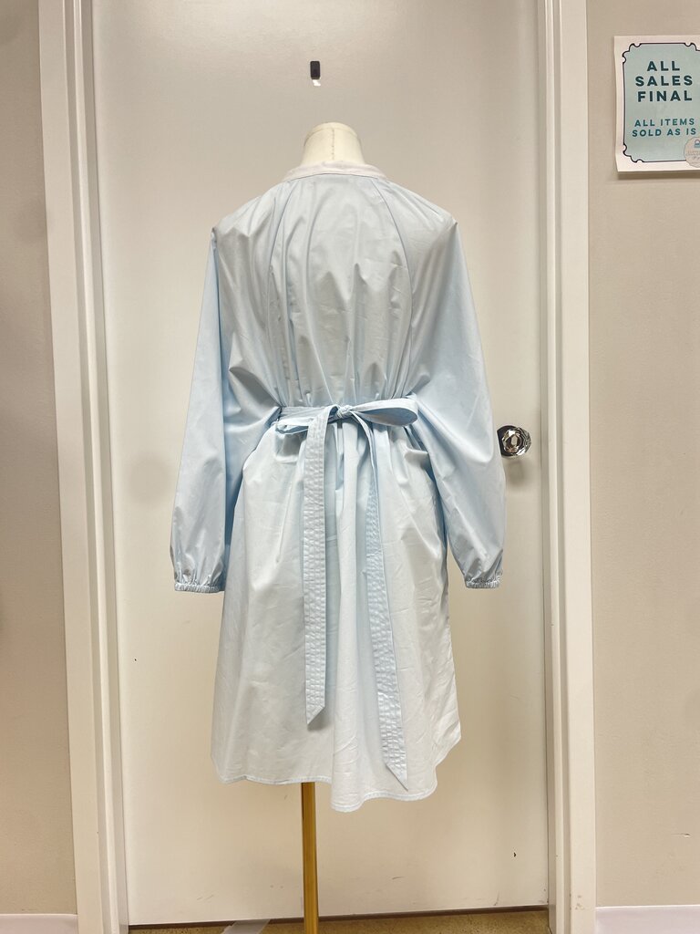 Tory Burch Sky Blue Balloon Sleeve Tunic Dress NWT