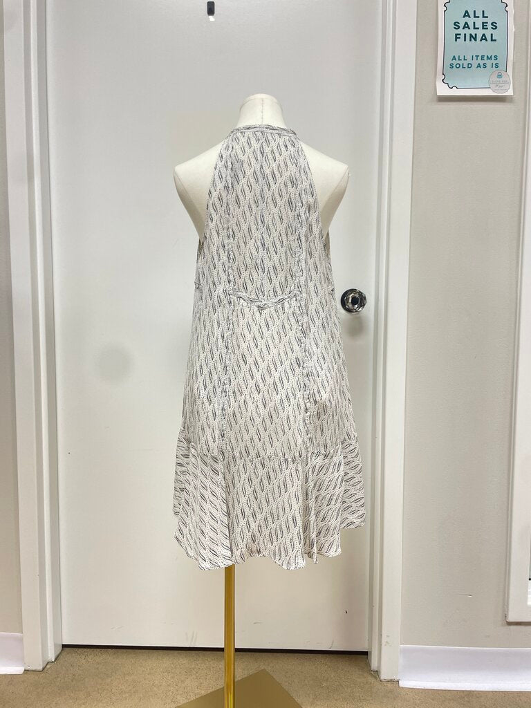 A.L.C. Black and White Tie Front Dress
