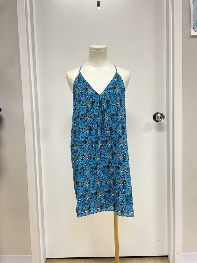alice + olivia Blue Printed Tank Dress