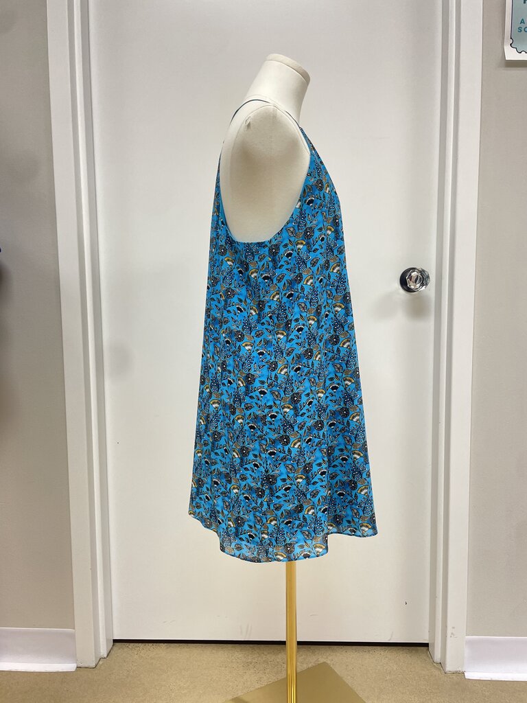 alice + olivia Blue Printed Tank Dress