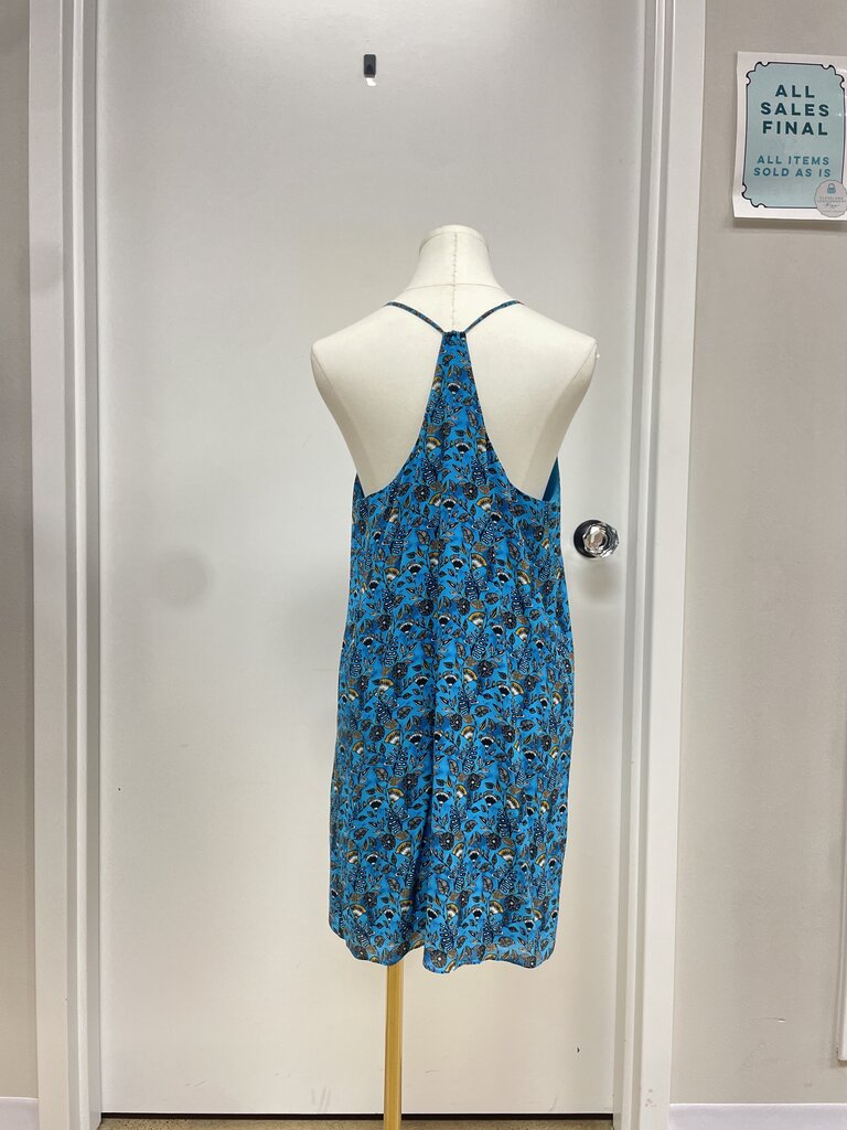 alice + olivia Blue Printed Tank Dress