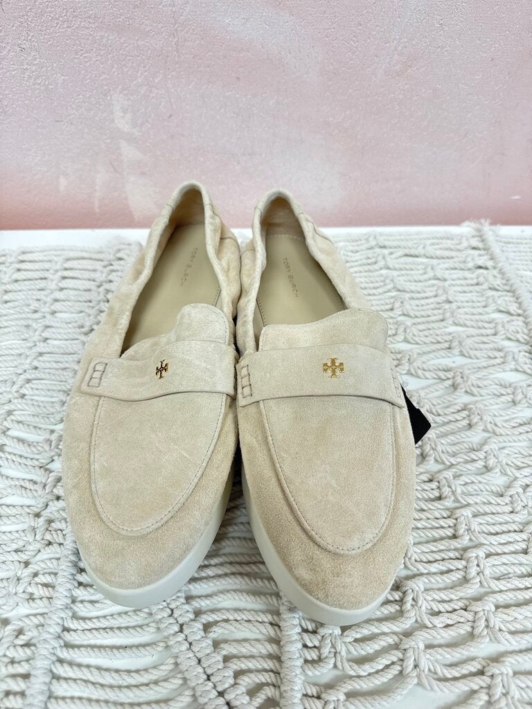 Tory Burch Tan Suede Loafer NWT