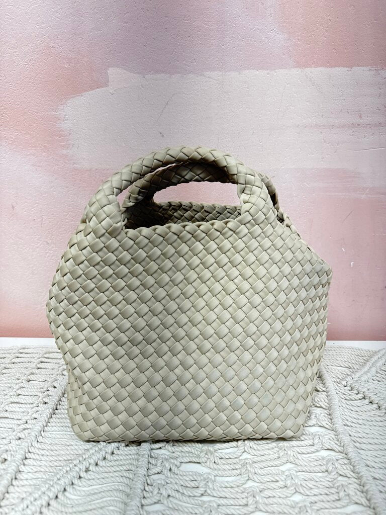 Naghedi Tan Woven Tote