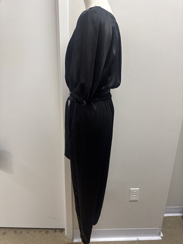 Ramy Brook Black Satin Jumpsuit