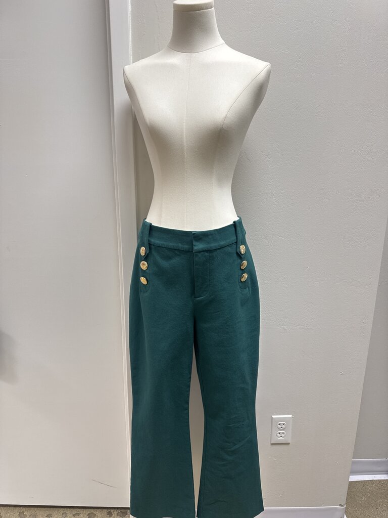 Lilly Pulitzer Emerald Green Pull on Pant