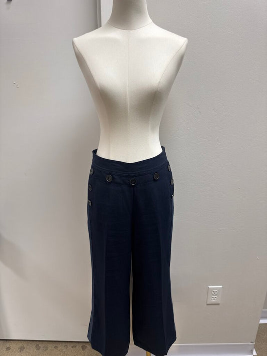 Derek Lam Blue Denim Trim Trouser