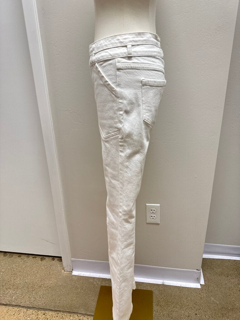 Frame White Bell Bottom Jean