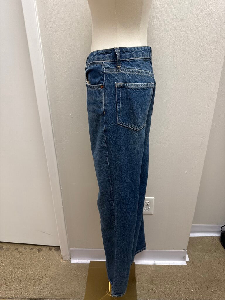 Reformation Blue Straight Leg Jean