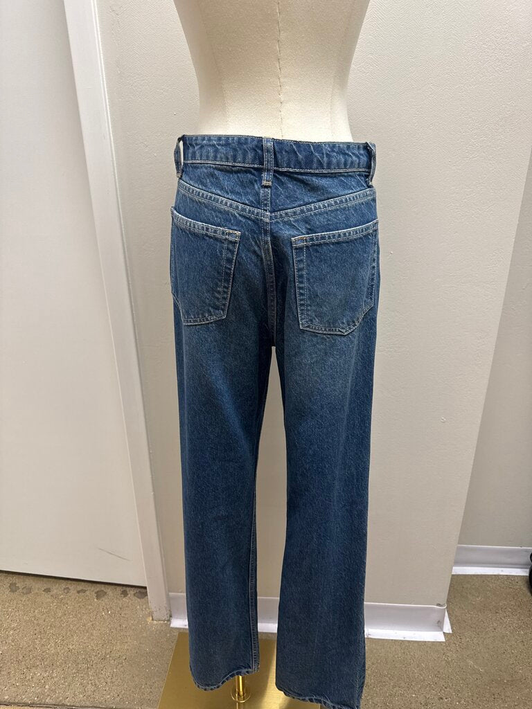 Reformation Blue Straight Leg Jean