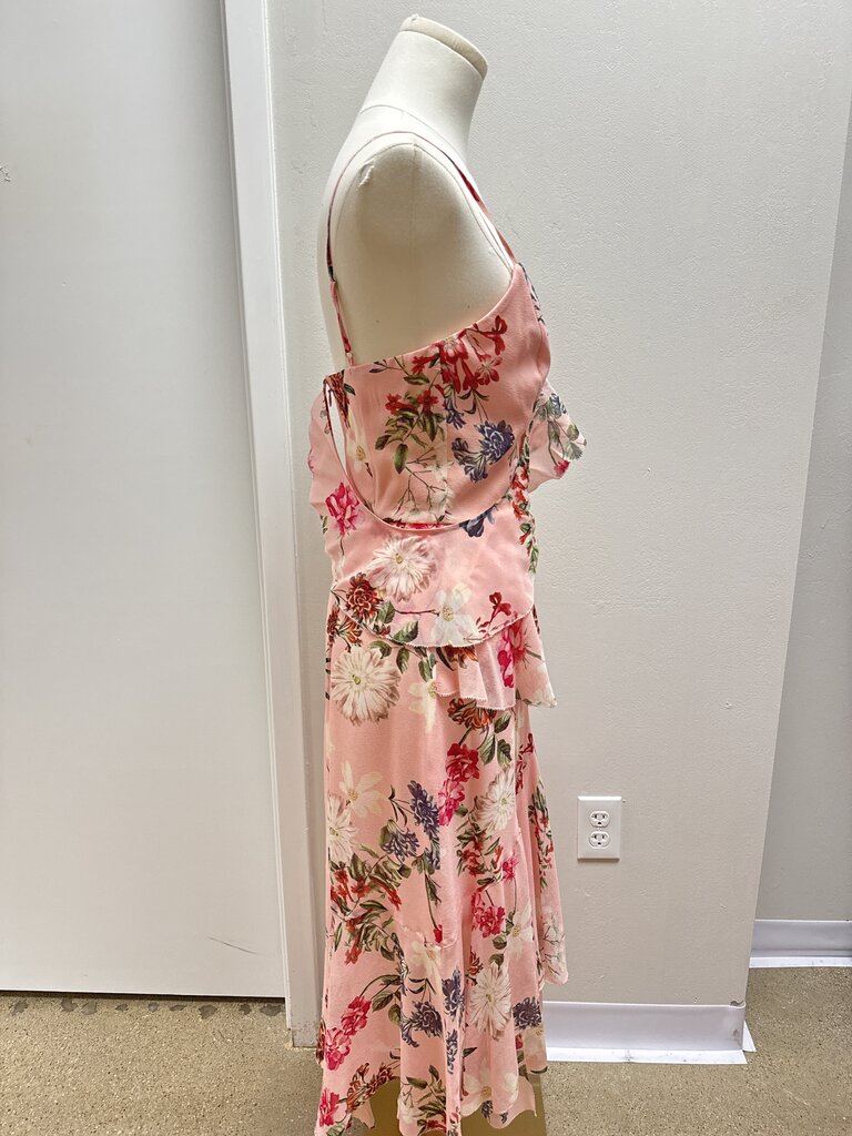 Nicholas Pink Floral Ruffle Sundress