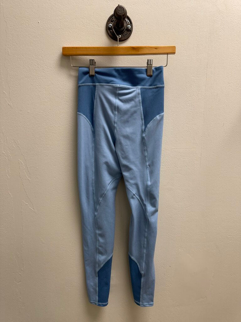 For Love & Lemons Light Blue Ribbed Legging NWT