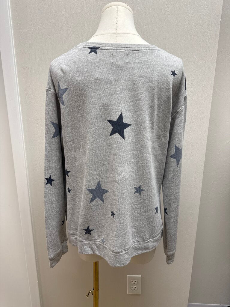 Sundry Grey Star Sweatshirt