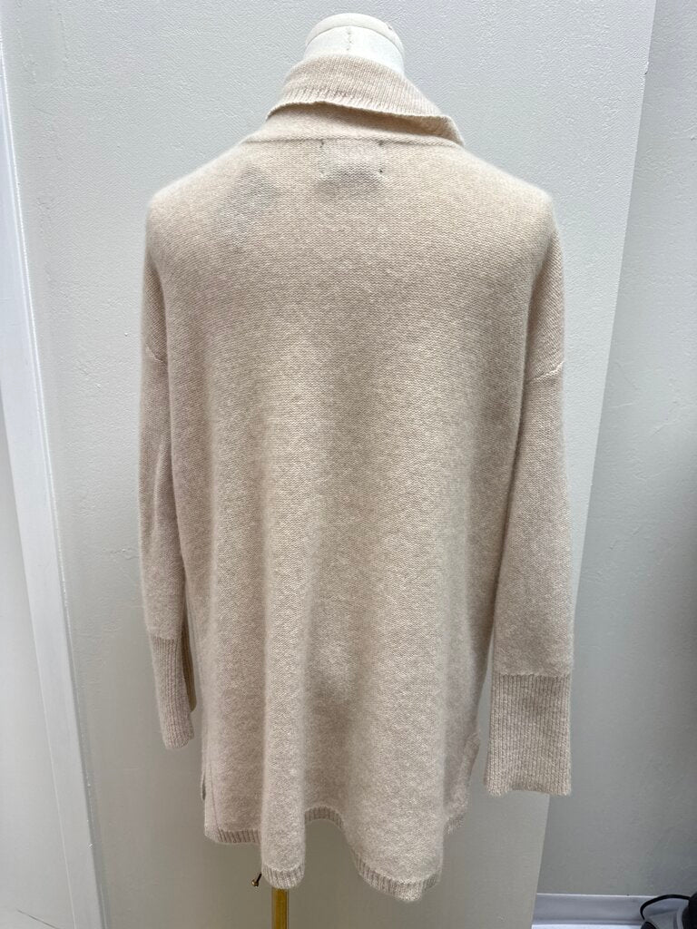 Magaschoni Tan Cashmere Turtleneck
