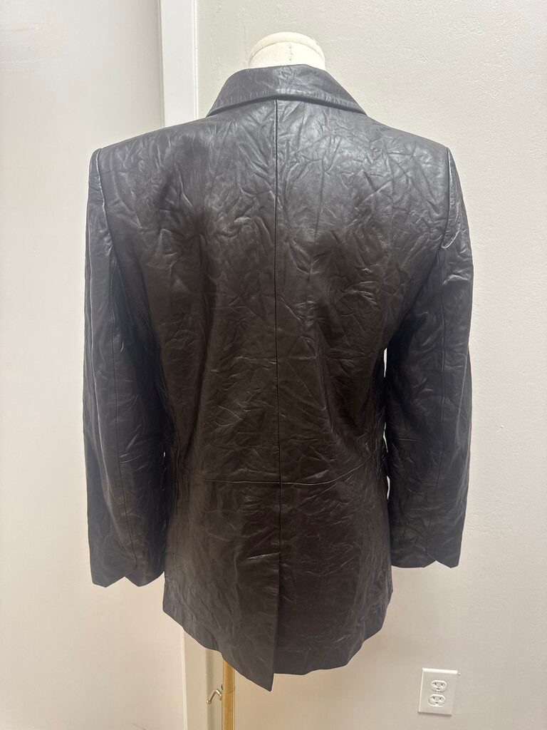 Zadig & Voltaire Lamb Leather Blazer