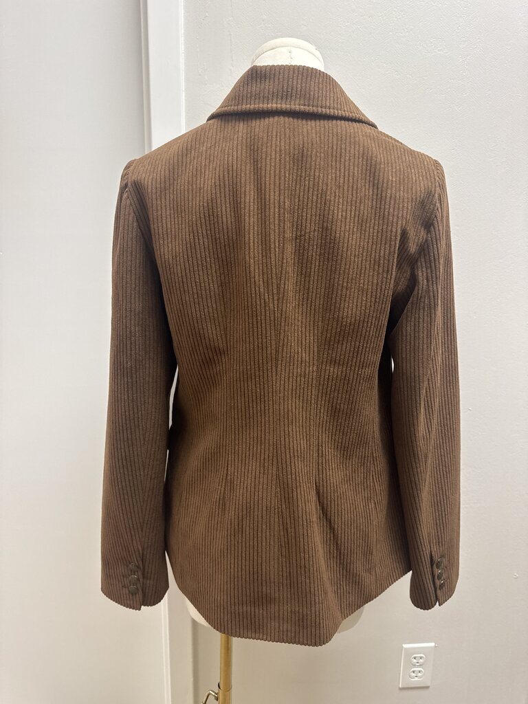 Evereve Brown Wide Wale Corduroy Blazer