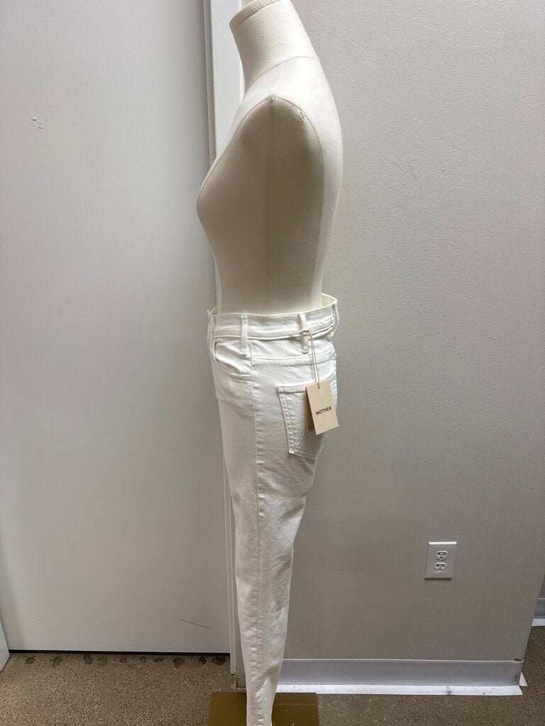 Mother White Straight Leg Jean NWT