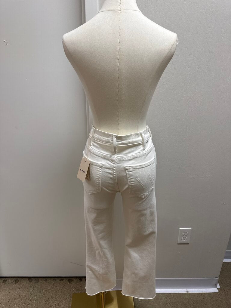 Mother White Straight Leg Jean NWT