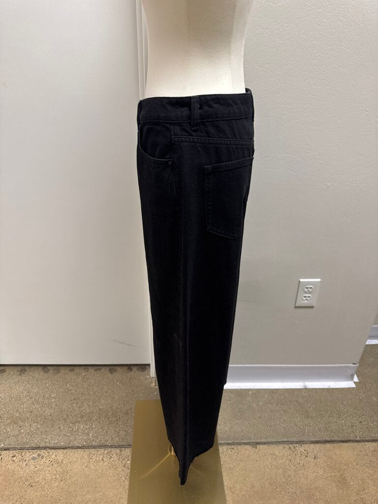 Me+Em Black Wide Leg Jean