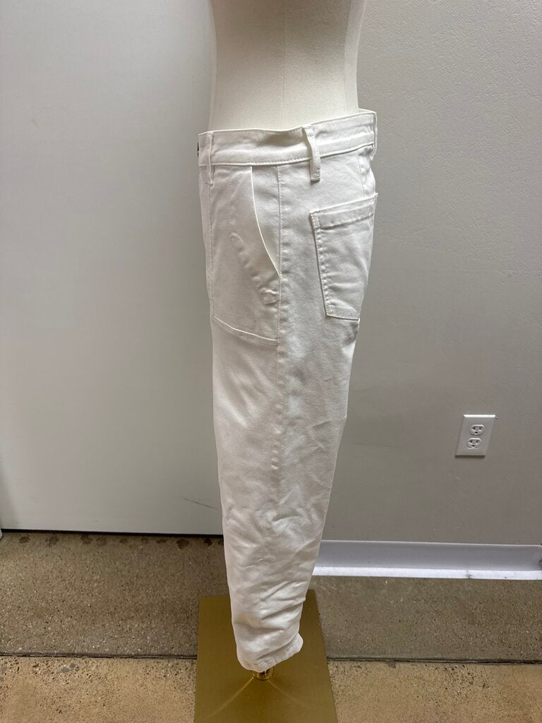 Kut White Wide Leg Jean