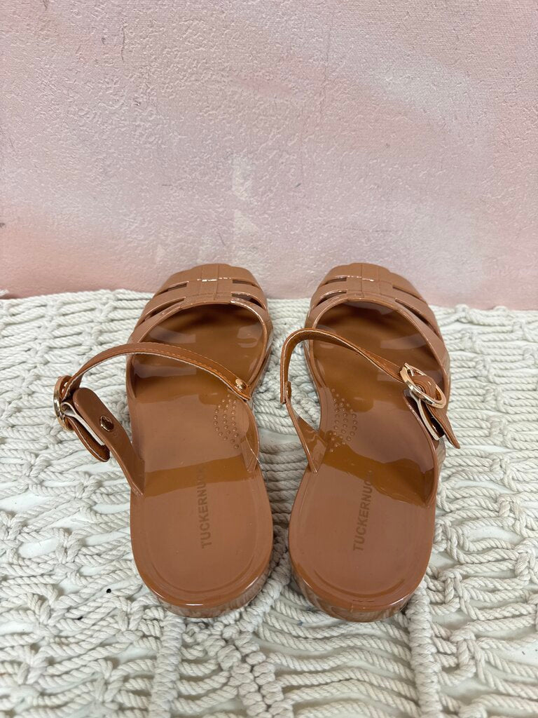 Tuckernuck Brown Jelly Sandal