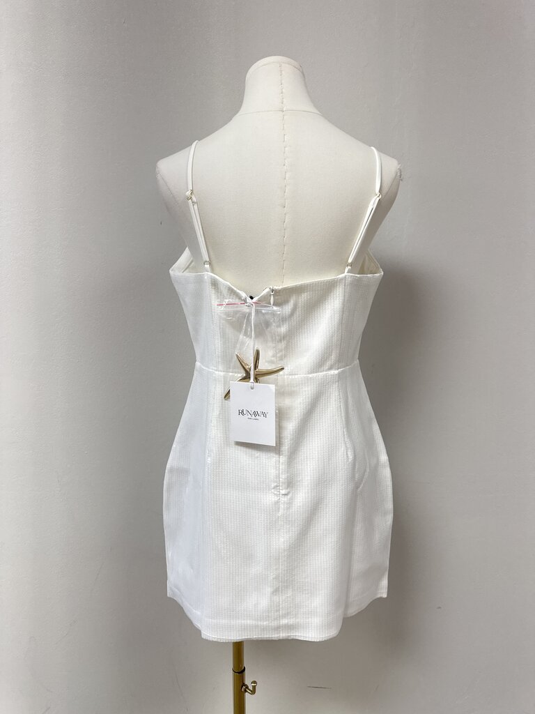 Runaway The Label White Sequin Mini Dress NWT
