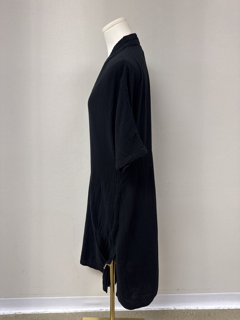 Velvet by Graham Spencer Black Gauze Dress