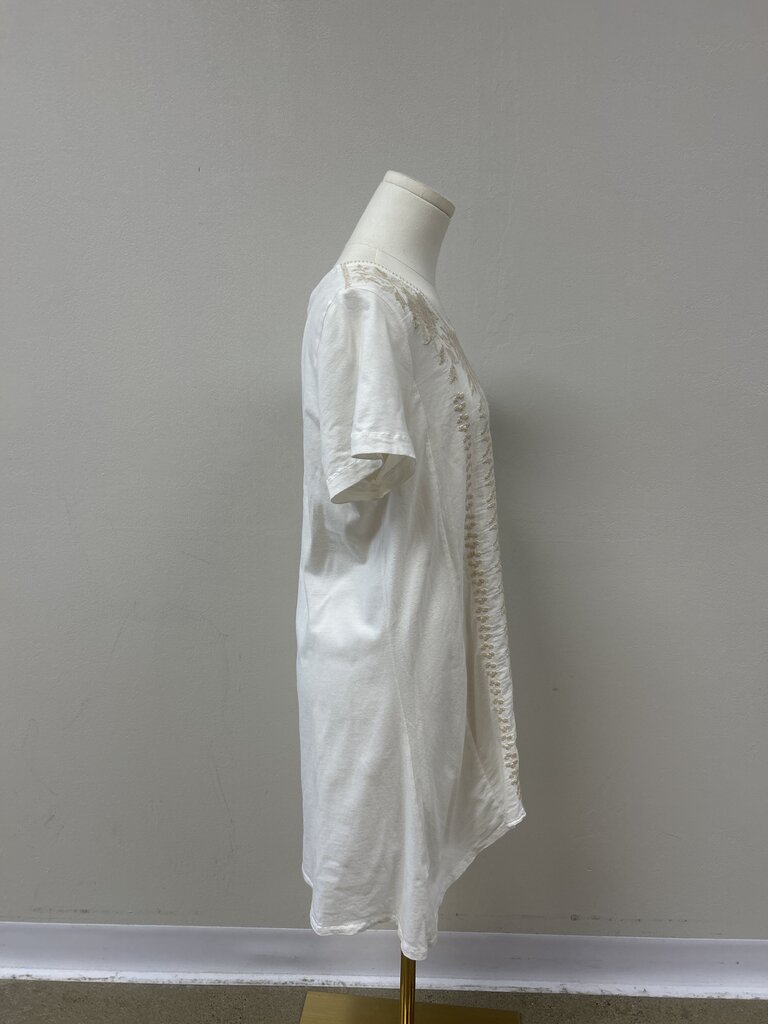 Johnny Was Ecru Embroidered Dress