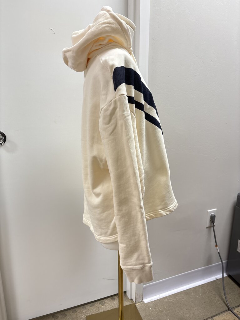 Tory Burch Sport Ivory and Navy Hoodie