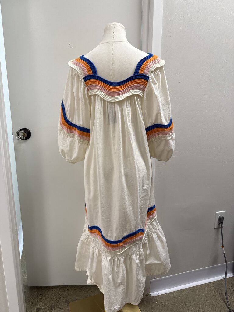 Corey Lynn Calter White Embroidered Maxi Dress