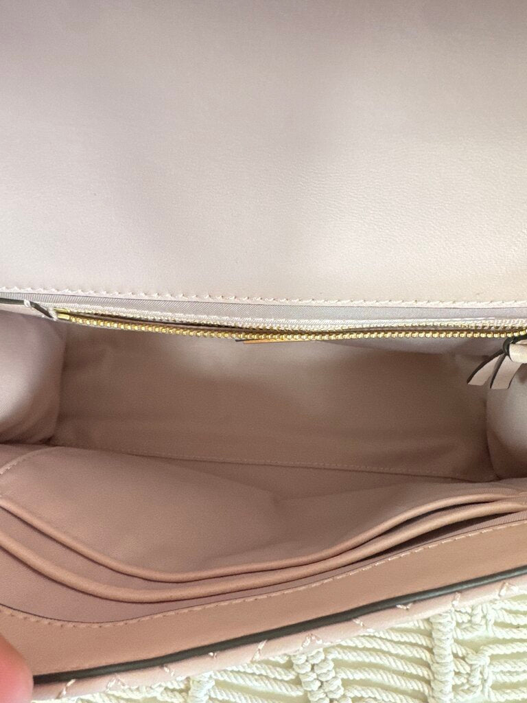 Tory Burch Pale Pink Flap Shoulder Bag