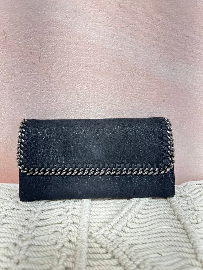 Stella McCartney Black Continental Wallet