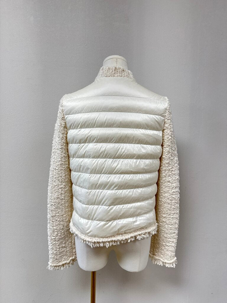 Moncler Ivory Boucle Jacket