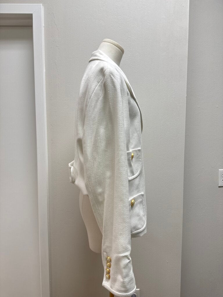 Lafayette 148 White Blazer NWT