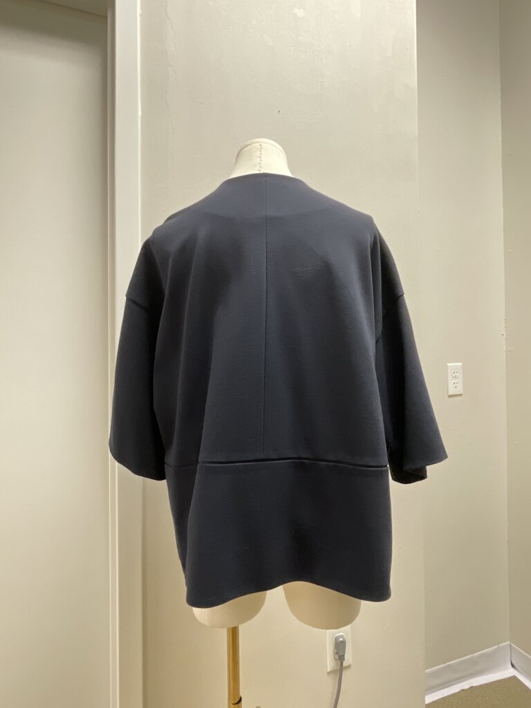 Lafayette 148 Blue Cropped Jacket NWT