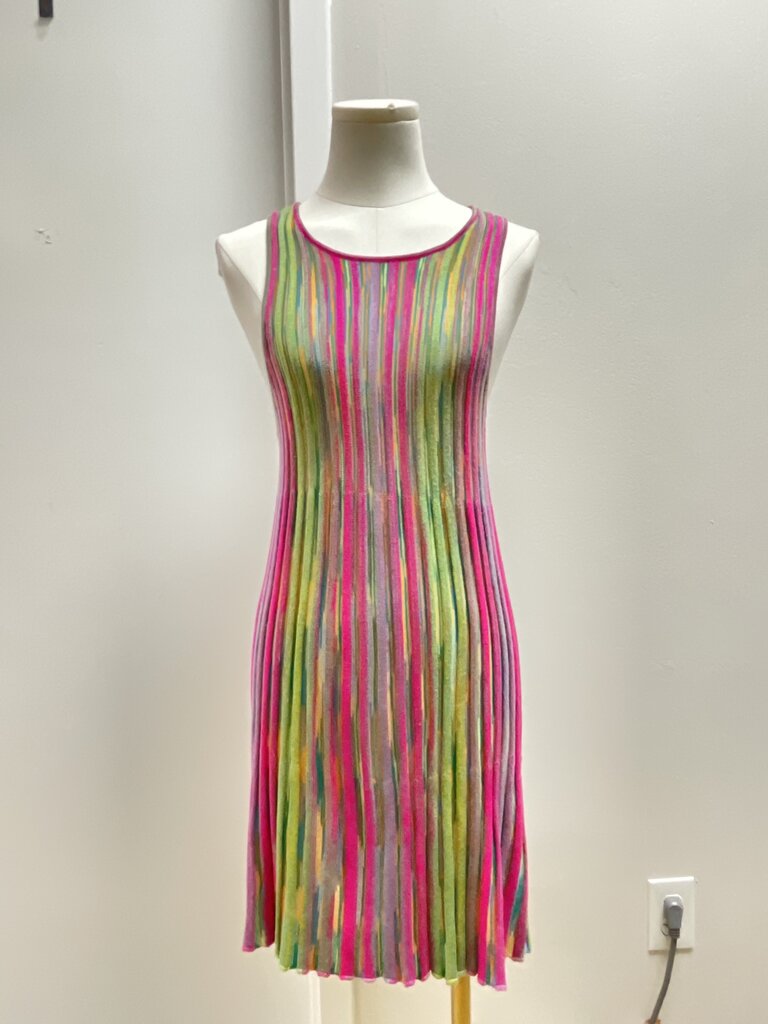 Daily Practice Rainbow Ribbed Dress