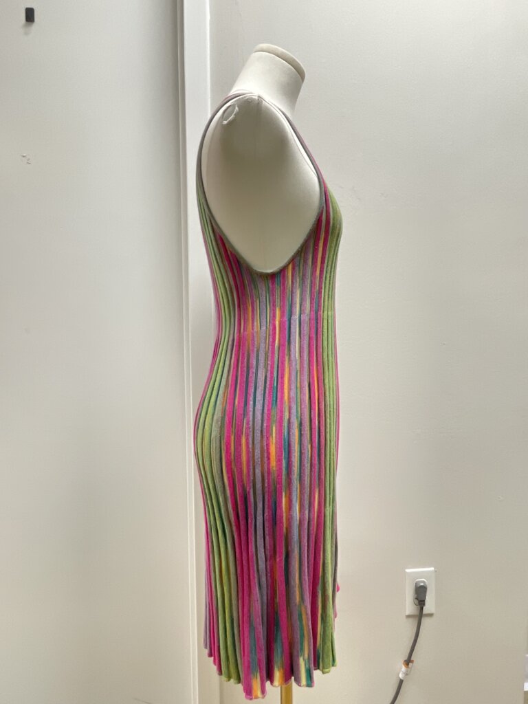 Daily Practice Rainbow Ribbed Dress