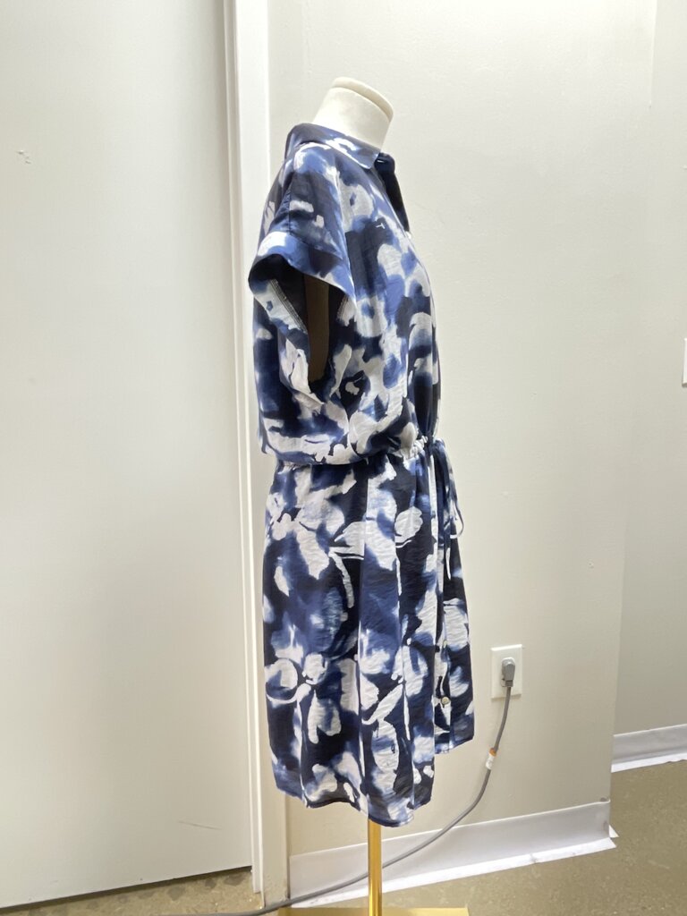Cloth & Stone Blue Tie Dye Dress