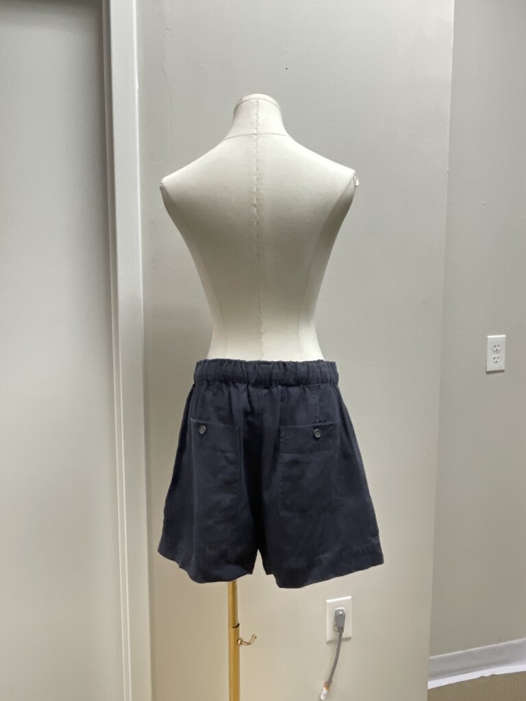 Vince Blue Linen Shorts