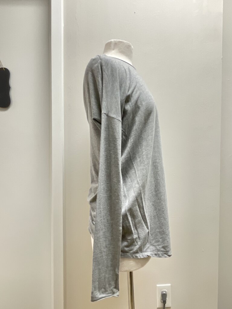 Lululemon Grey Scoop Neck Tee