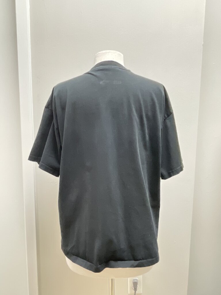 Essentials Black Logo Tee