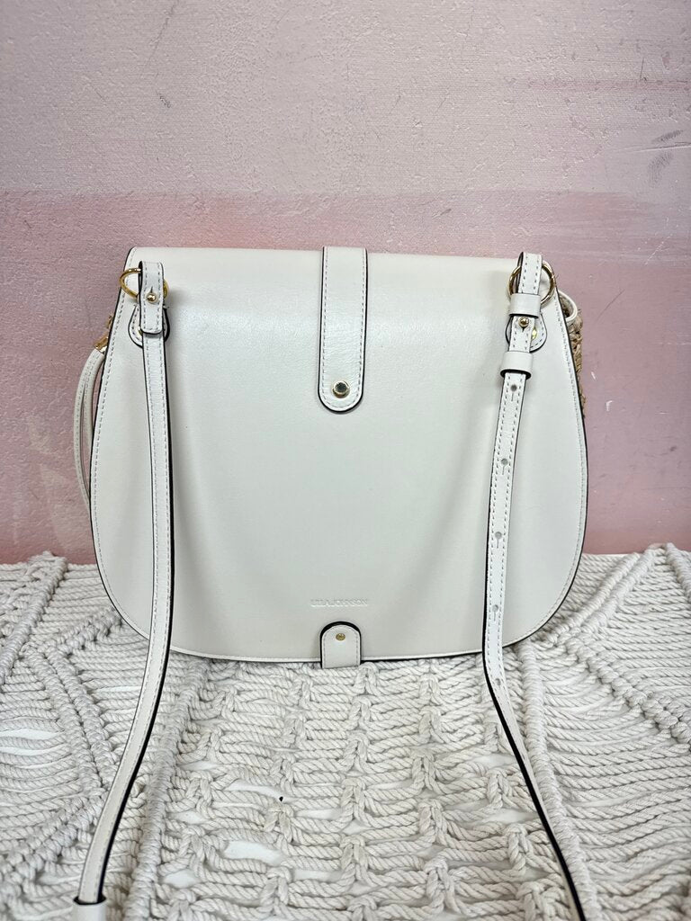 Ulla Johnson Raffia Ruched Crossbody