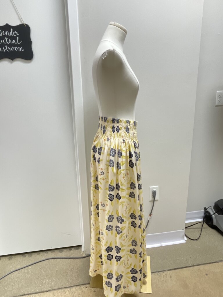 Natalie Martin Yellow Floral Maxi Skirt