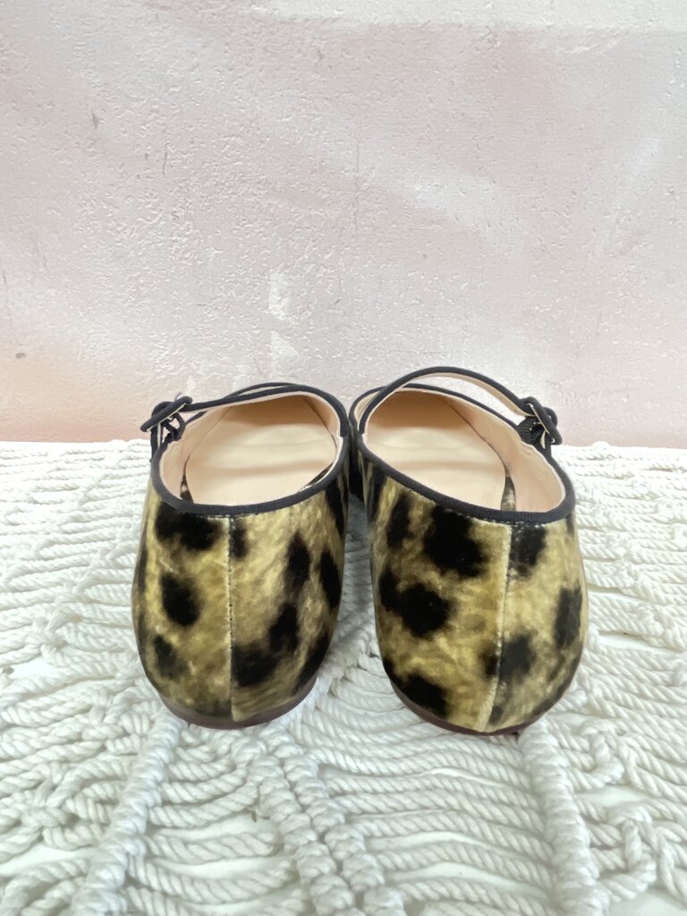Loeffler Randal Animal Print Velvet Mary Jane