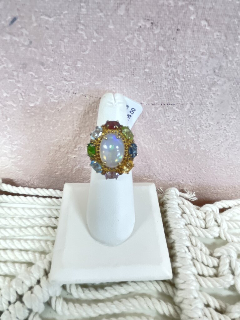 Stauer Opal Multi Stone Ring