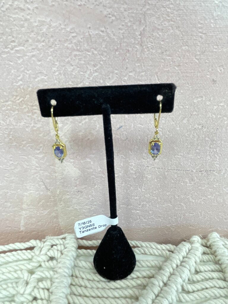 Tanzanite Drop Earring