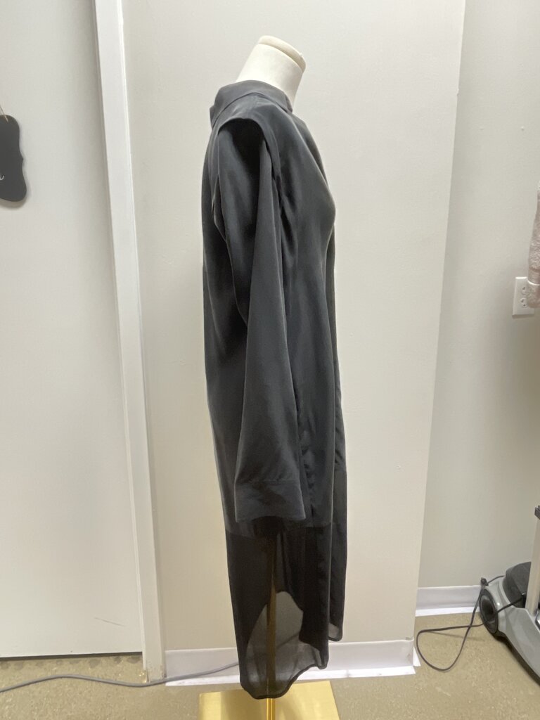 T Alexander Wang Black Button Up Midi