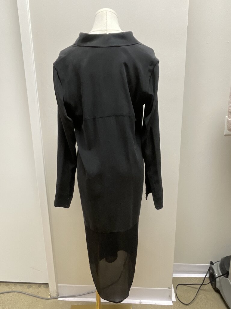 T Alexander Wang Black Button Up Midi