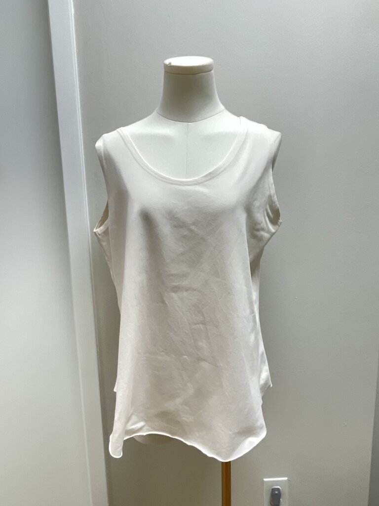 Planet Off White Tank